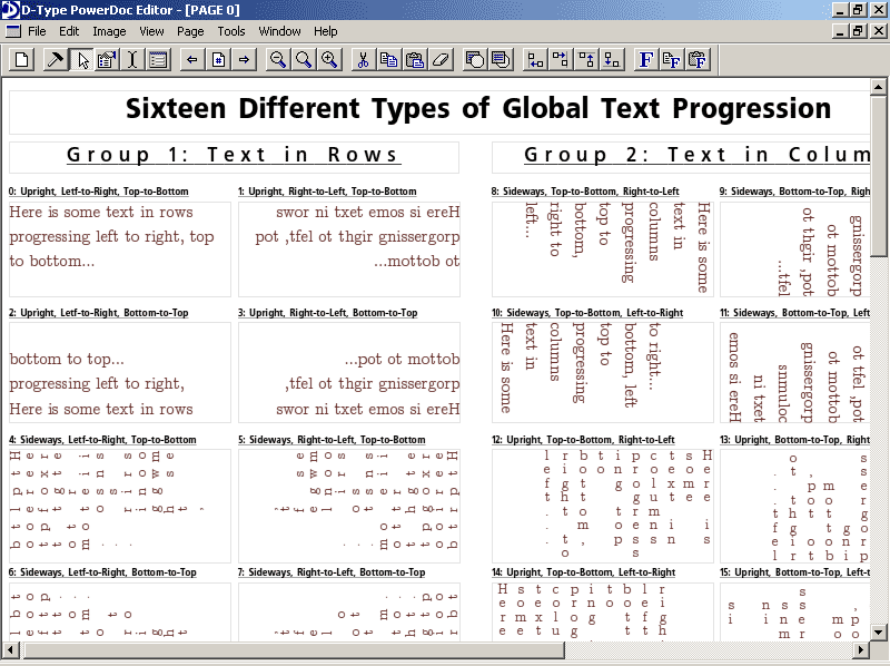 Type Of Text